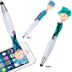 MopToppers Screen Cleaner With Stethoscope Stylus Pen