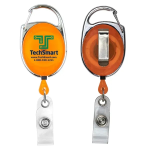 Oberlin Carabiner Style Retractable Badge Reel