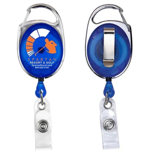 Oberlin Carabiner Style Retractable Badge Reel